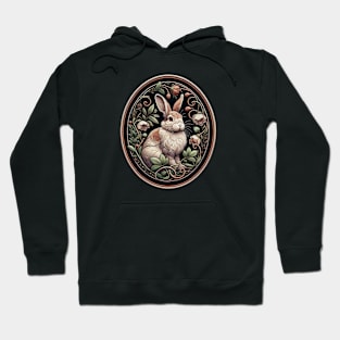 Storybook Bunny Embroidered Patch Hoodie